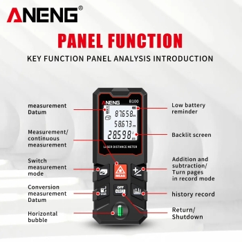 ANENG B40 Laser Rangefinder 40m / 60m / 80m / 100m