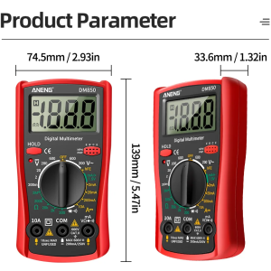 ANENG DM850 Digital Multimeter 1999 Counts ANENG DM850 Digital Multimeter 1999 Counts