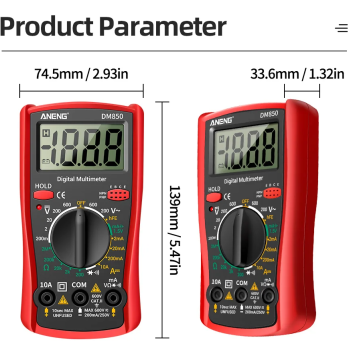 ANENG DM850 Digital Multimeter 1999 Counts ANENG DM850 Digital Multimeter 1999 Counts
