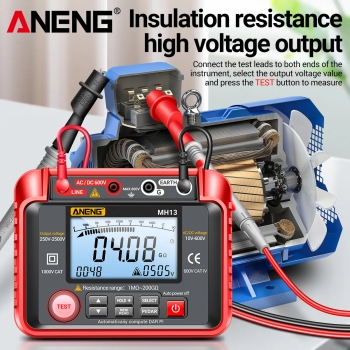 ANENG MH13 Megohmmeter Multimeter Tester 2000 Count