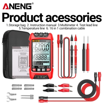 ANENG SZ01 / SZ02 Diode Tester Digital Multimeter With Professional Tool Bag ANENG SZ01 / SZ02 Diode Tester Digital Multimeter With Professional Tool Bag